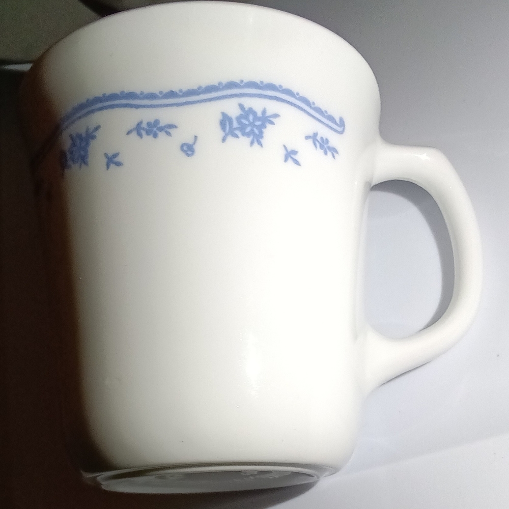 Vintage Corning Morning Blue Mug